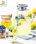 Wilmax Doppelwandiger Glasbecher 300 ml Borosilikatglas 2er Set WL-888740/A2