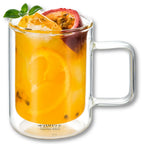 Wilmax Doppelwandiger Becher 400 ml Transparent aus Glas