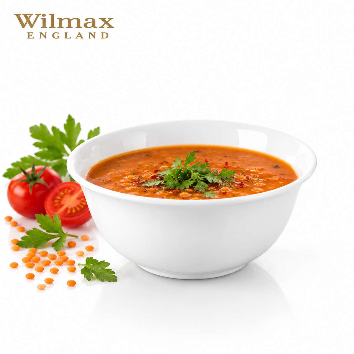 Wilmax Schale 300 ml 11,5 cm Weiß aus Porzellan
