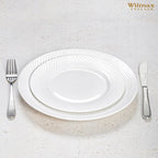 Wilmax Teller 18 cm 6er-Set Weiß aus Porzellan