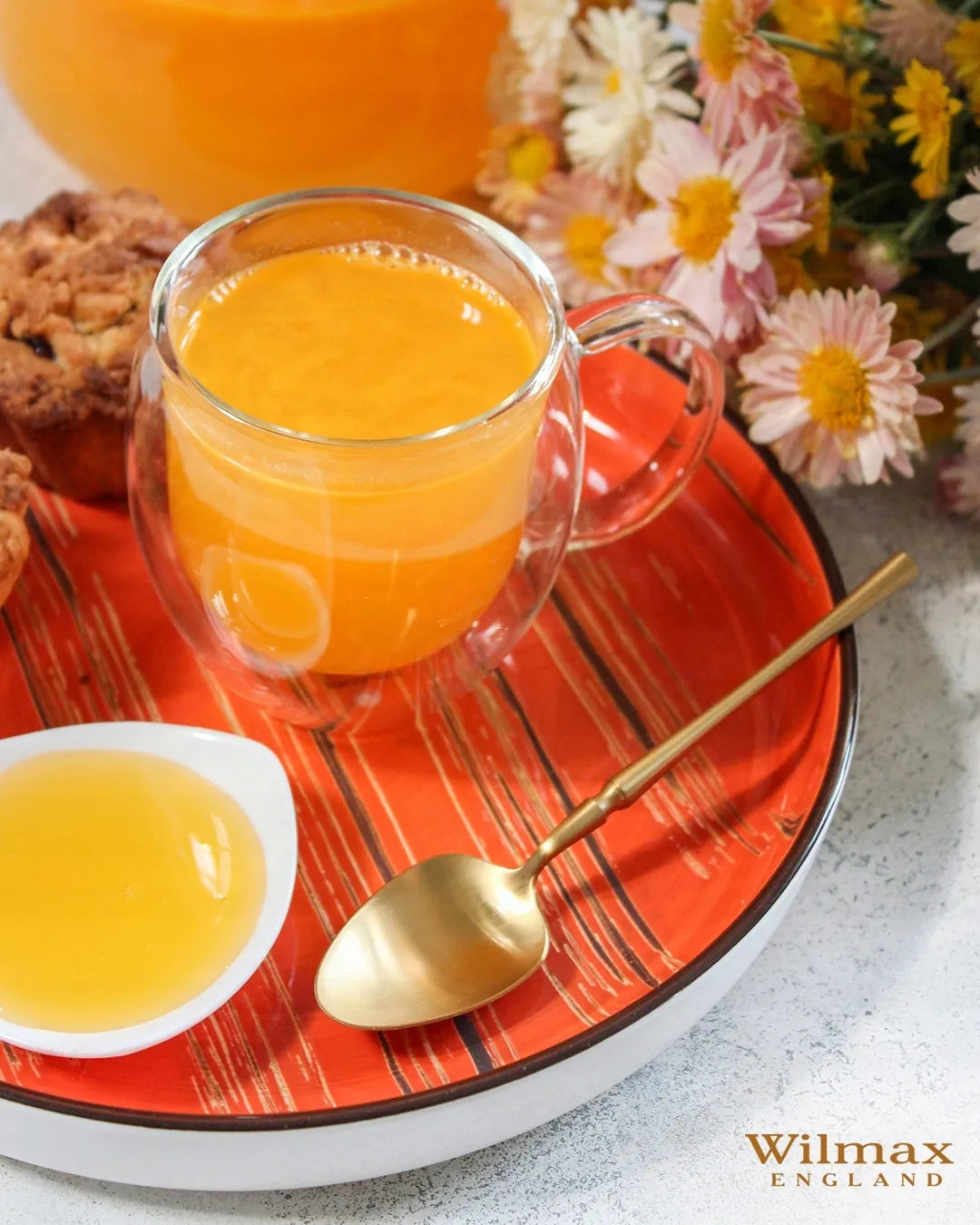 Wilmax Doppelwandige Tasse 200 ml 6er-Set Transparent