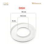 Wilmax Servierteller 30 cm Weiß aus Porzellan