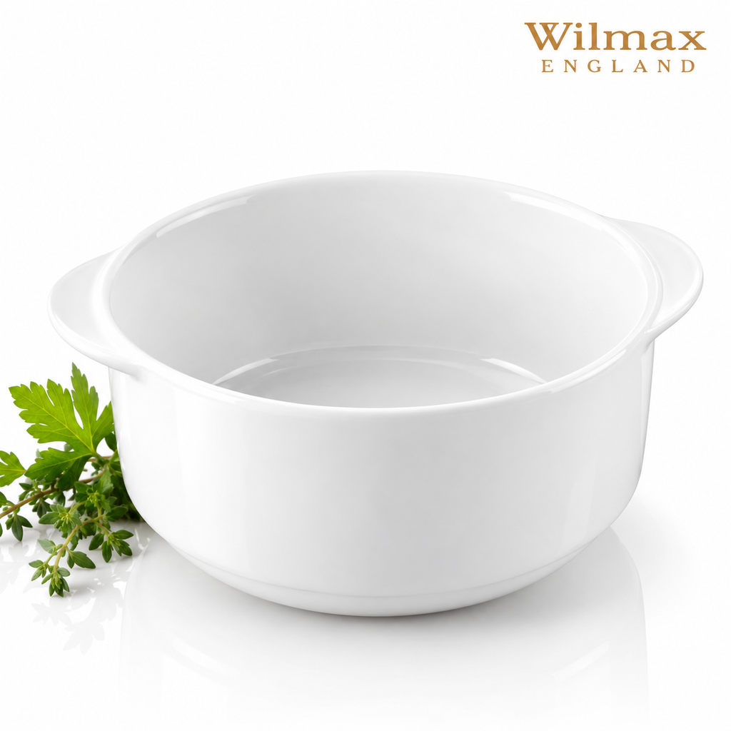 Wilmax Suppentasse 330 ml 11 cm Weiß aus Porzellan