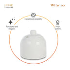 Wilmax Zuckerdose 280 ml Weiß aus Porzellan