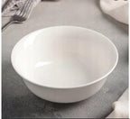 Wilmax Schale 700 ml 15 cm 4er-Set Weiß aus Porzellan