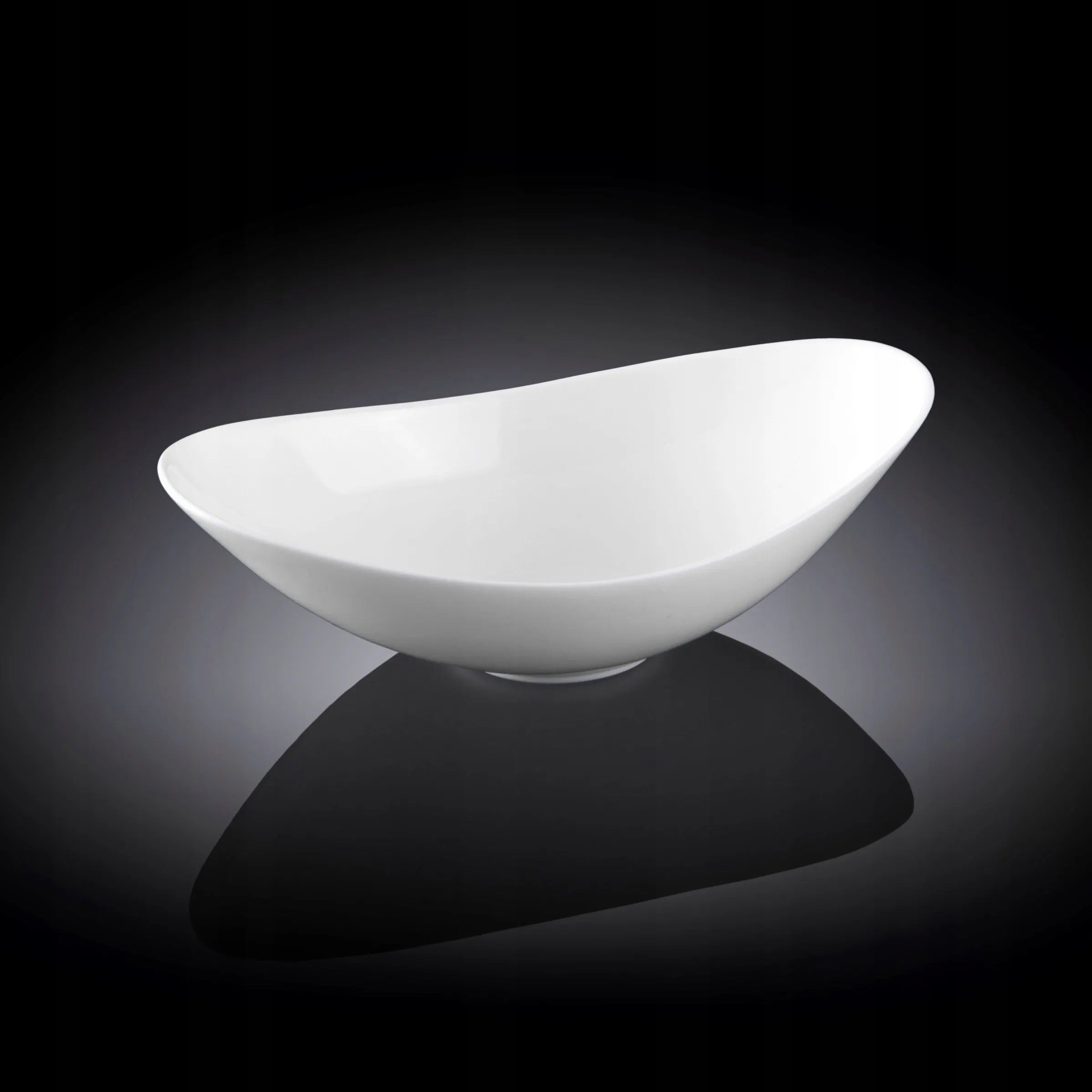 Wilmax Schale 30,5 × 16,5 × 8 cm Weiß aus Porzellan