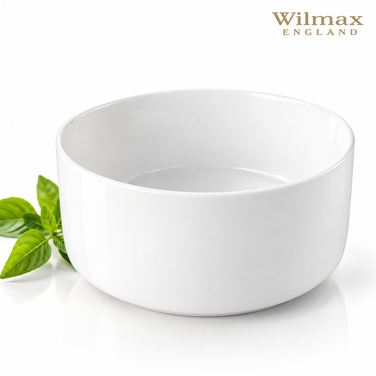 Wilmax Schale 20 cm 2630 ml Weiß aus Porzellan