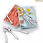 Wilmax Kinderbesteck Set 4-teilig Edelstahl WL-999901/4G