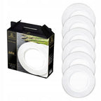 Wilmax Speiseteller 25,5 cm 6er-Set Weiß aus Porzellan