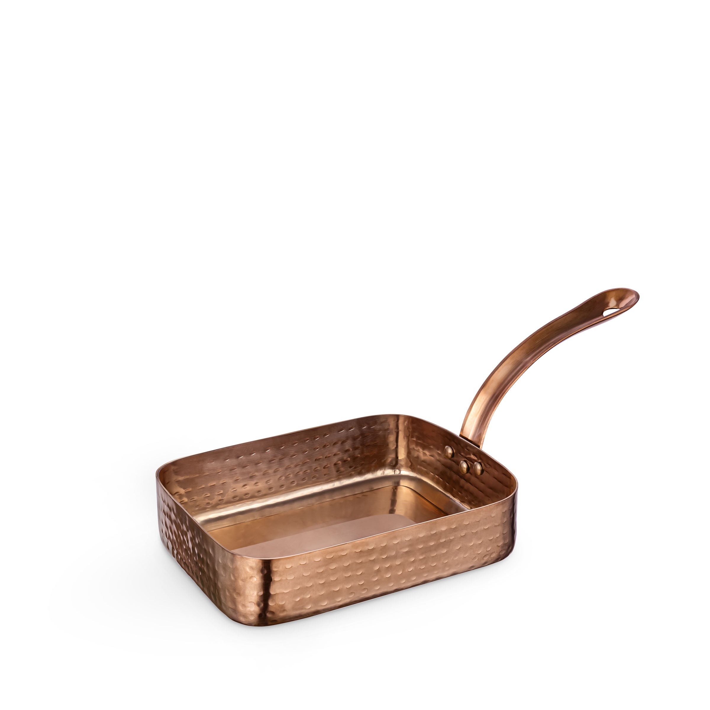Wilmax Rechteckige Servierpfanne 14 cm aus Edelstahl