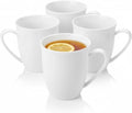 Wilmax Tasse 380 ml 4er-Set Weiß aus Porzellan