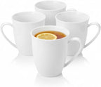 Wilmax Tasse 380 ml 4er-Set Weiß aus Porzellan