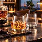 Wilmax Whiskyglas 400 ml 2er-Set Transparent aus Wilmax Crystalline-Serie