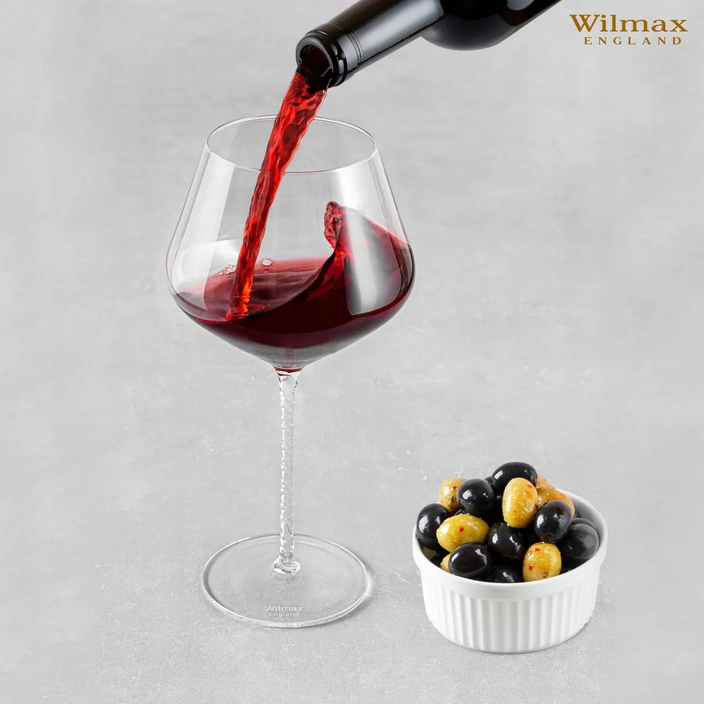 Wilmax Weinglas 950 ml 2er-Set Transparent aus Wilmax Crystalline-Serie