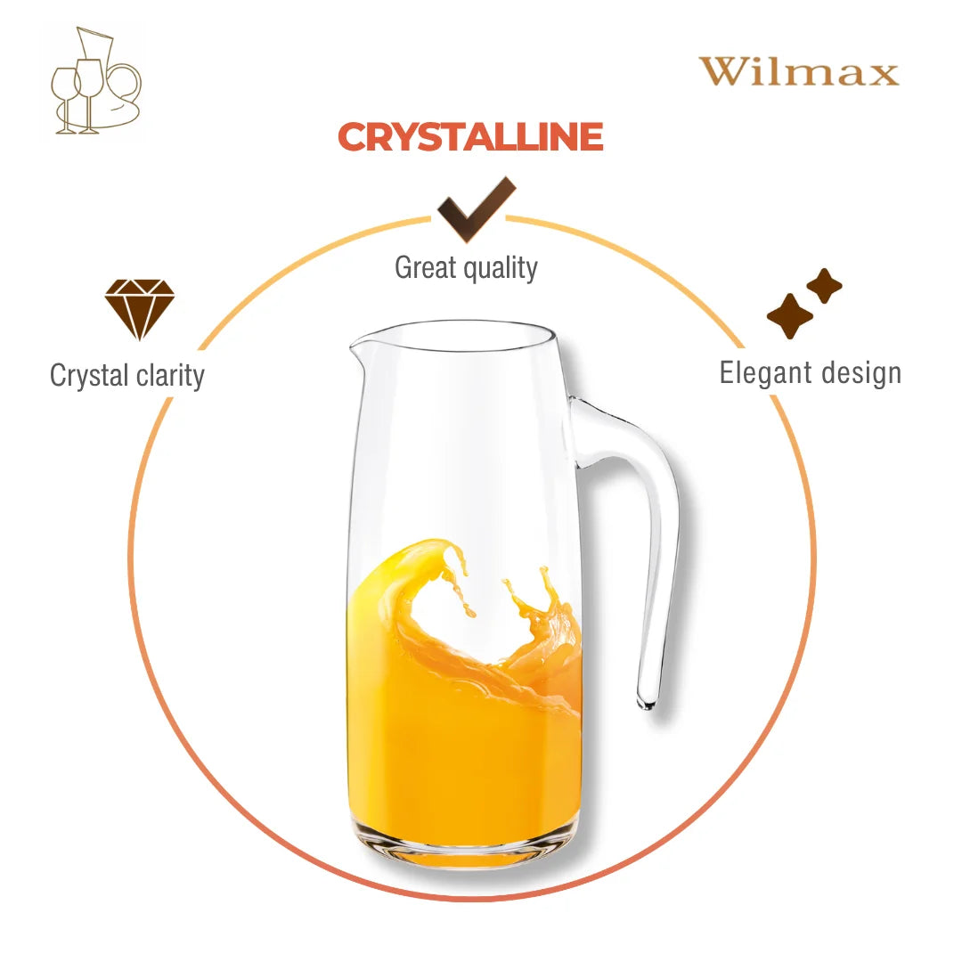 Wilmax Krug 500 ml Transparent aus Wilmax Crystalline-Serie