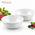 Wilmax Schale 11 cm 300 ml 2er-Set Weiß aus Porzellan