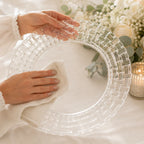Wilmax Platzteller Ø 33 cm Transparent aus Glas