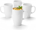 Wilmax Becher 630 ml 4er-Set Weiß aus Porzellan