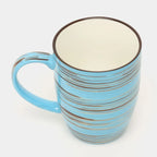 Wilmax Becher 460 ml Blau aus Porzellan