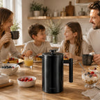 Wilmax French Press 1000 ml aus Edelstahl