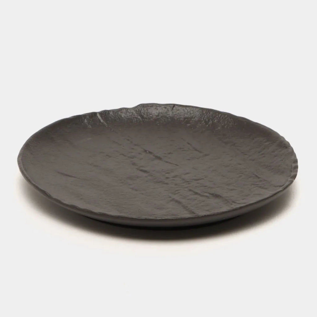Wilmax Teller 18 cm Schwarz aus Porzellan