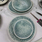 Wilmax Teller 27 cm 2er-Set Mehrfarbig aus Porzellan