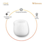 Wilmax Sahnekännchen 100 ml Weiß aus Porzellan