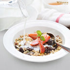 Wilmax Tiefer Teller 23 cm 450 ml Weiß aus Porzellan