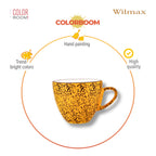 Wilmax Tasse 300 ml Gelb aus Porzellan
