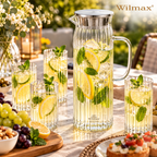 Wilmax Glas 350 ml 6er-Set Transparent aus Borosilikatglas