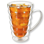 Wilmax Doppelwandiger Thermobecher 250 ml Transparent aus Glas