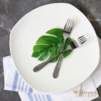 Wilmax Servierplatte 29,5 cm Weiß aus Porzellan