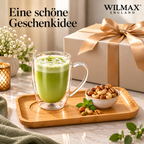 Wilmax Doppelwandige Tasse 500 ml 4er-Set Transparent