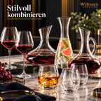 Wilmax Whiskyglas 300 ml 6er-Set Transparent aus Wilmax Crystalline-Serie