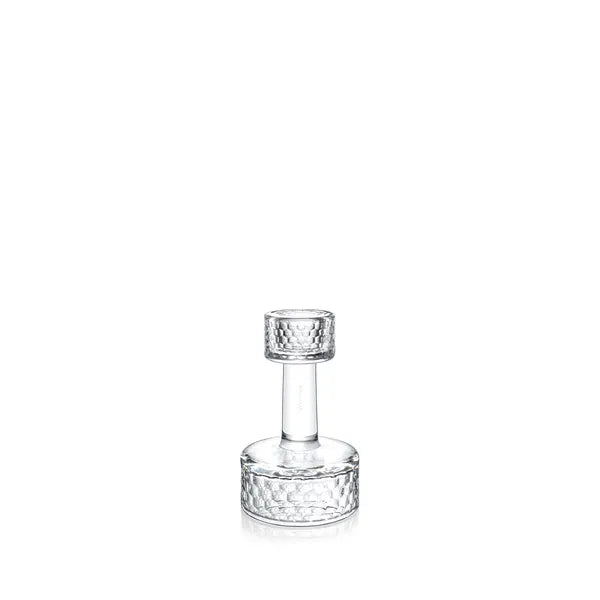 Wilmax Kerzenhalter 10 × 6 cm Transparent aus Glas