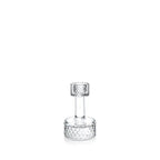 Wilmax Kerzenhalter 10 × 6 cm Transparent aus Glas