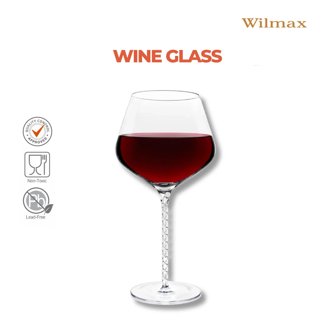 Wilmax Weinglas 950 ml 2er-Set Transparent aus Wilmax Crystalline-Serie