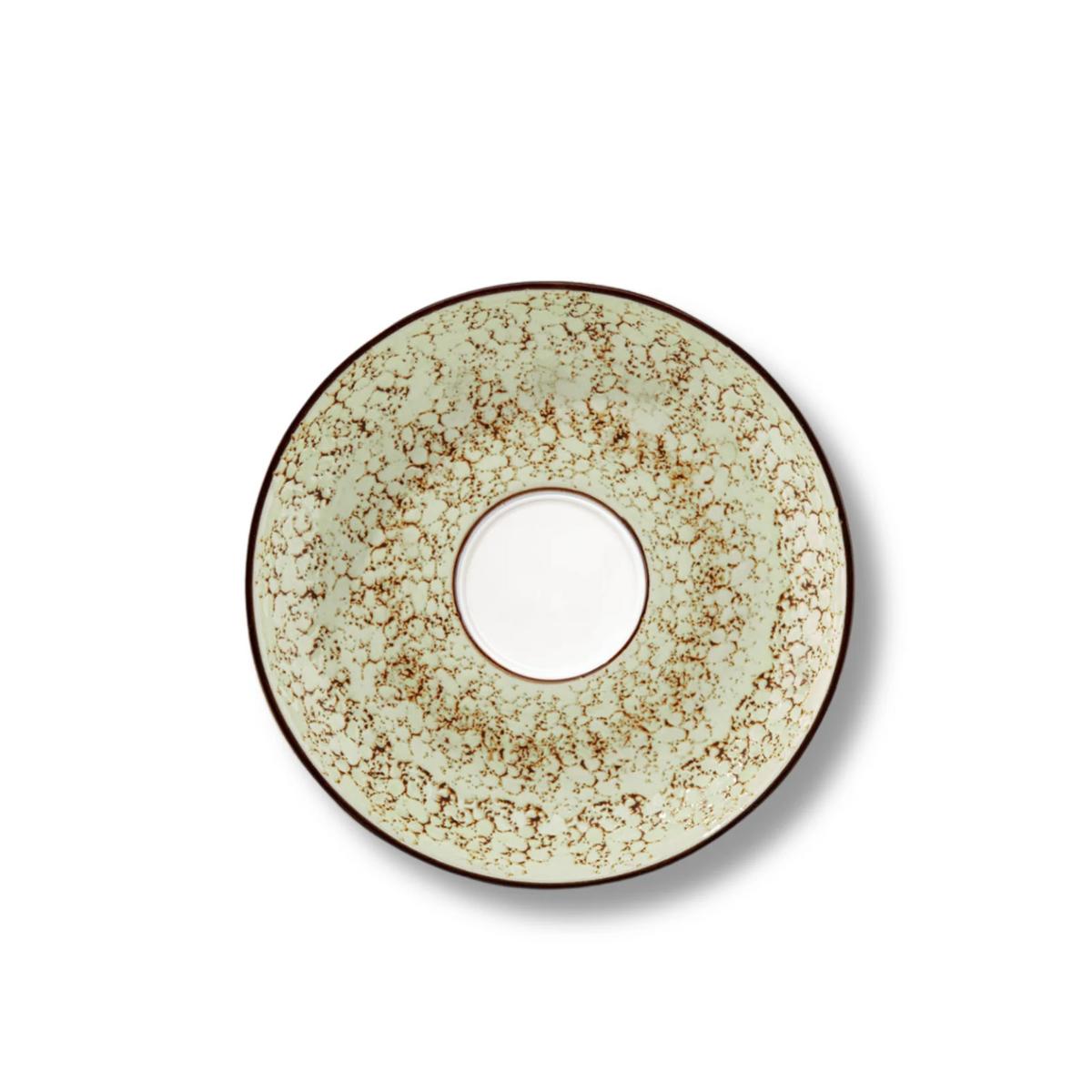 Wilmax Untertasse 15 cm Pistazie aus Porzellan