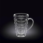 Wilmax Doppelwandiger Thermobecher 250 ml 4er-Set Transparent