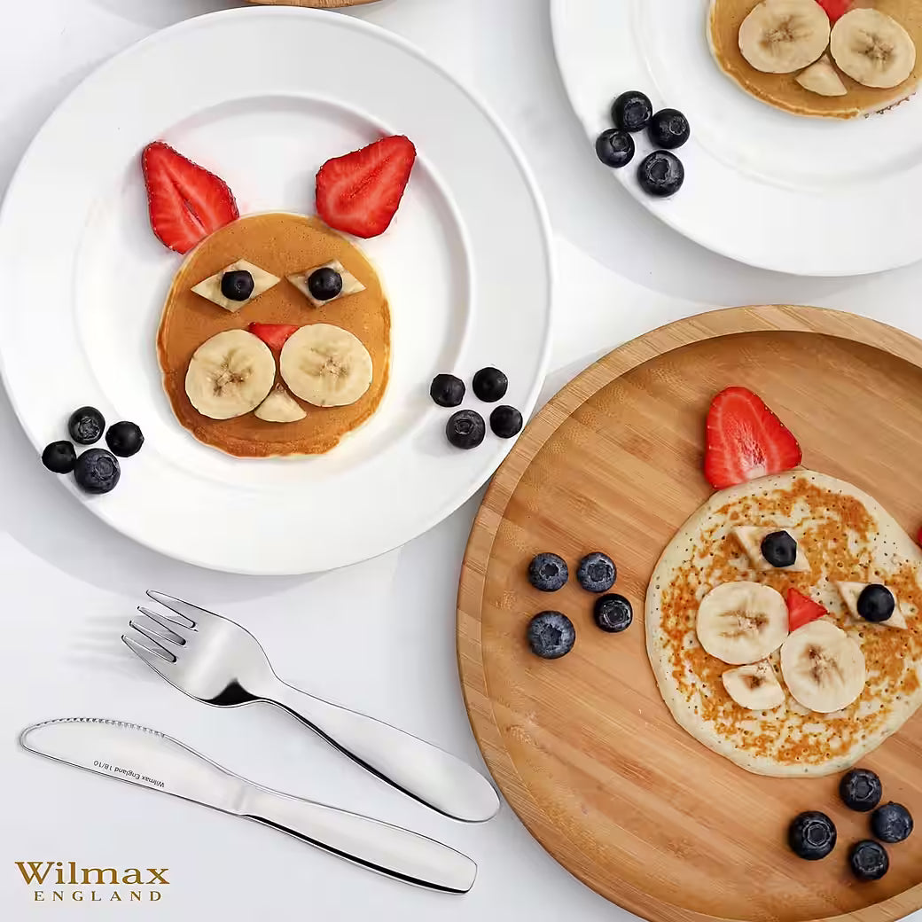 Wilmax Kinderbesteck Set 4-teilig Edelstahl WL-999901/4G