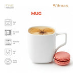 Wilmax Tasse 470 ml Weiß aus Porzellan