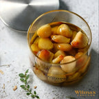 Wilmax Vorratsglas 600 ml mit Edelstahldeckel Transparent