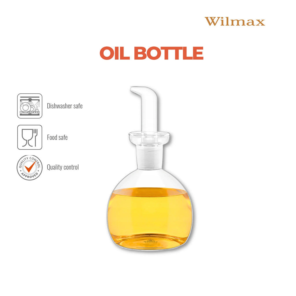 Wilmax Ölflasche 500 ml Transparent aus Glas