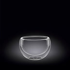 Wilmax Doppelwandige Glasschale 250 ml Transparent WL-888755/A