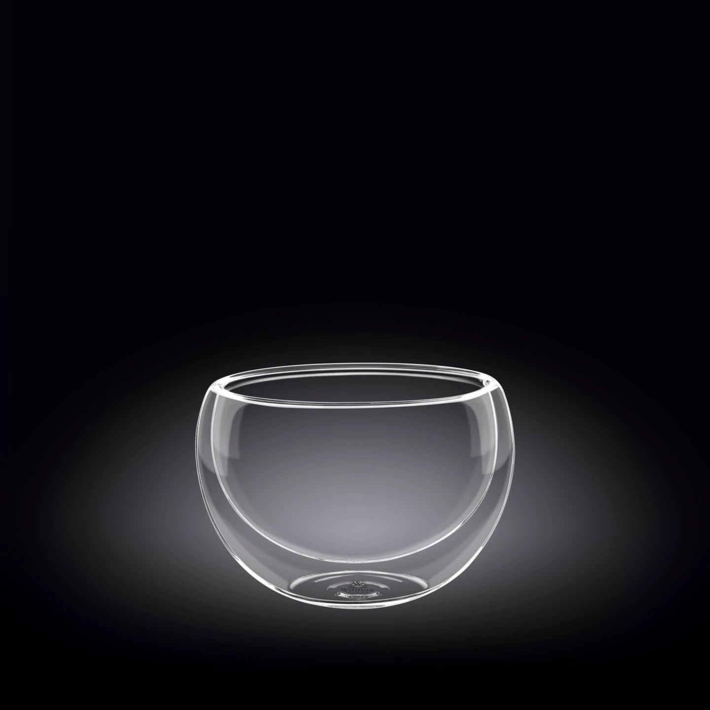 Wilmax Doppelwandige Glasschale 250 ml Transparent