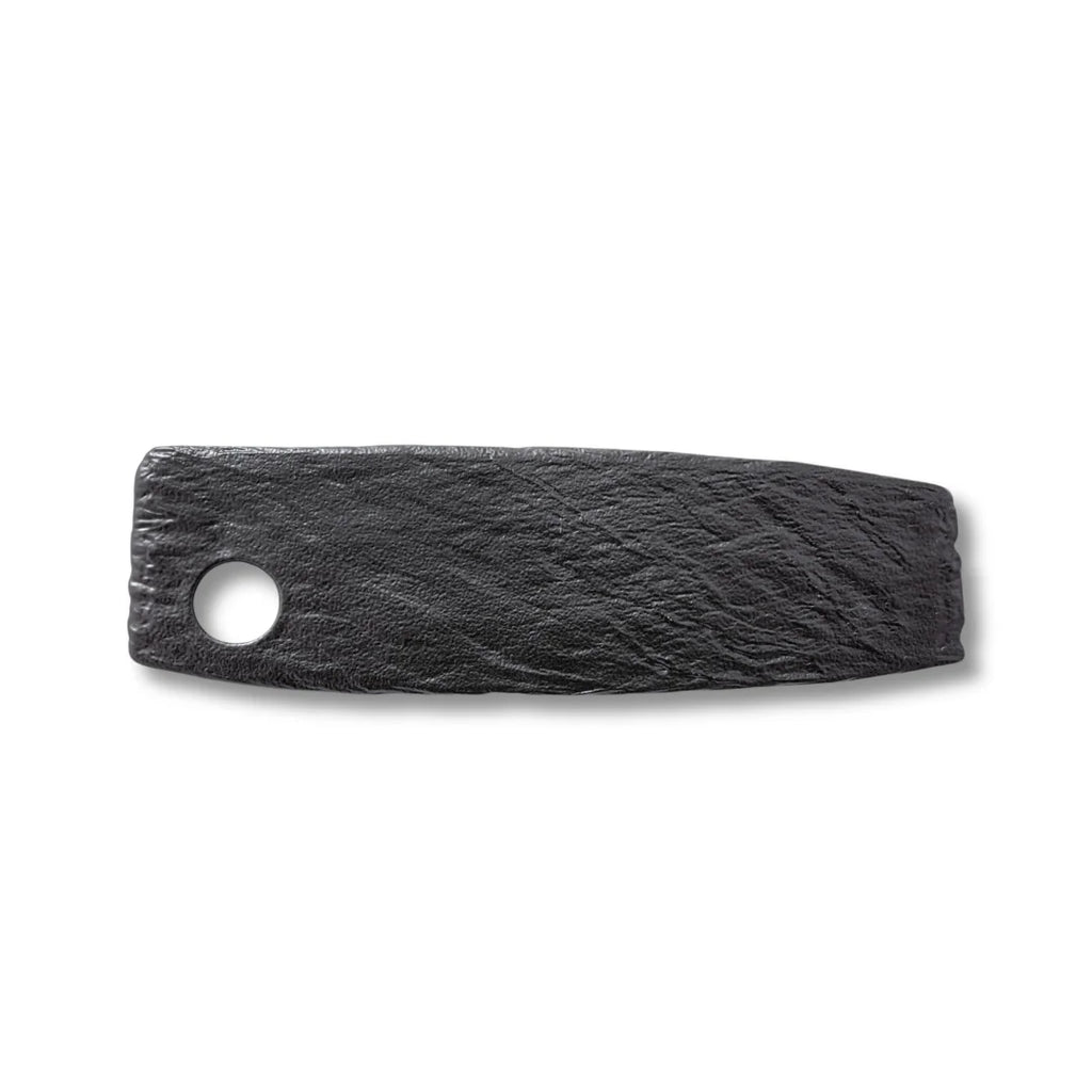 Wilmax Servierplatte 32,5 × 10 cm Schwarz aus Porzellan