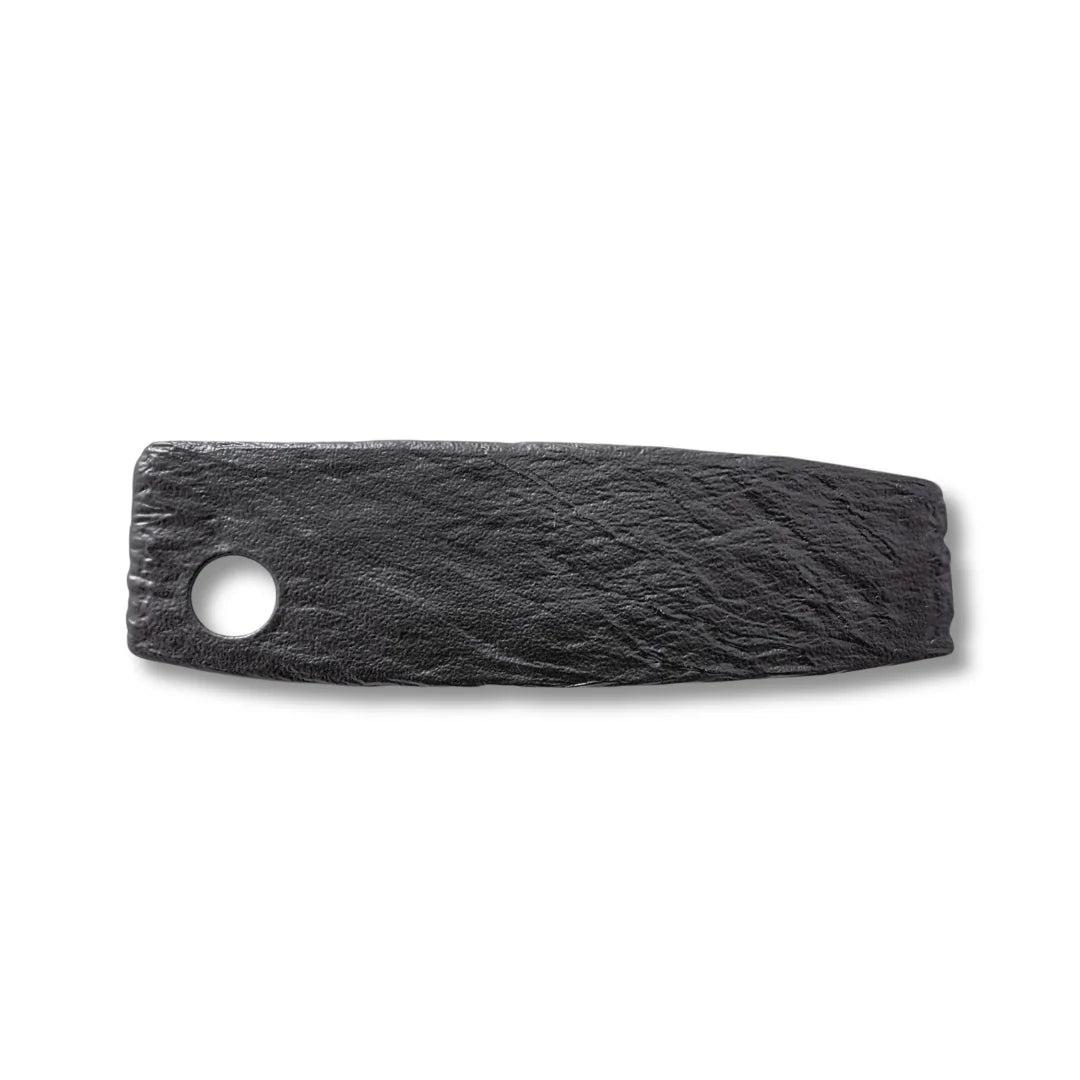 Wilmax Servierplatte 32,5 × 10 cm Schwarz aus Porzellan