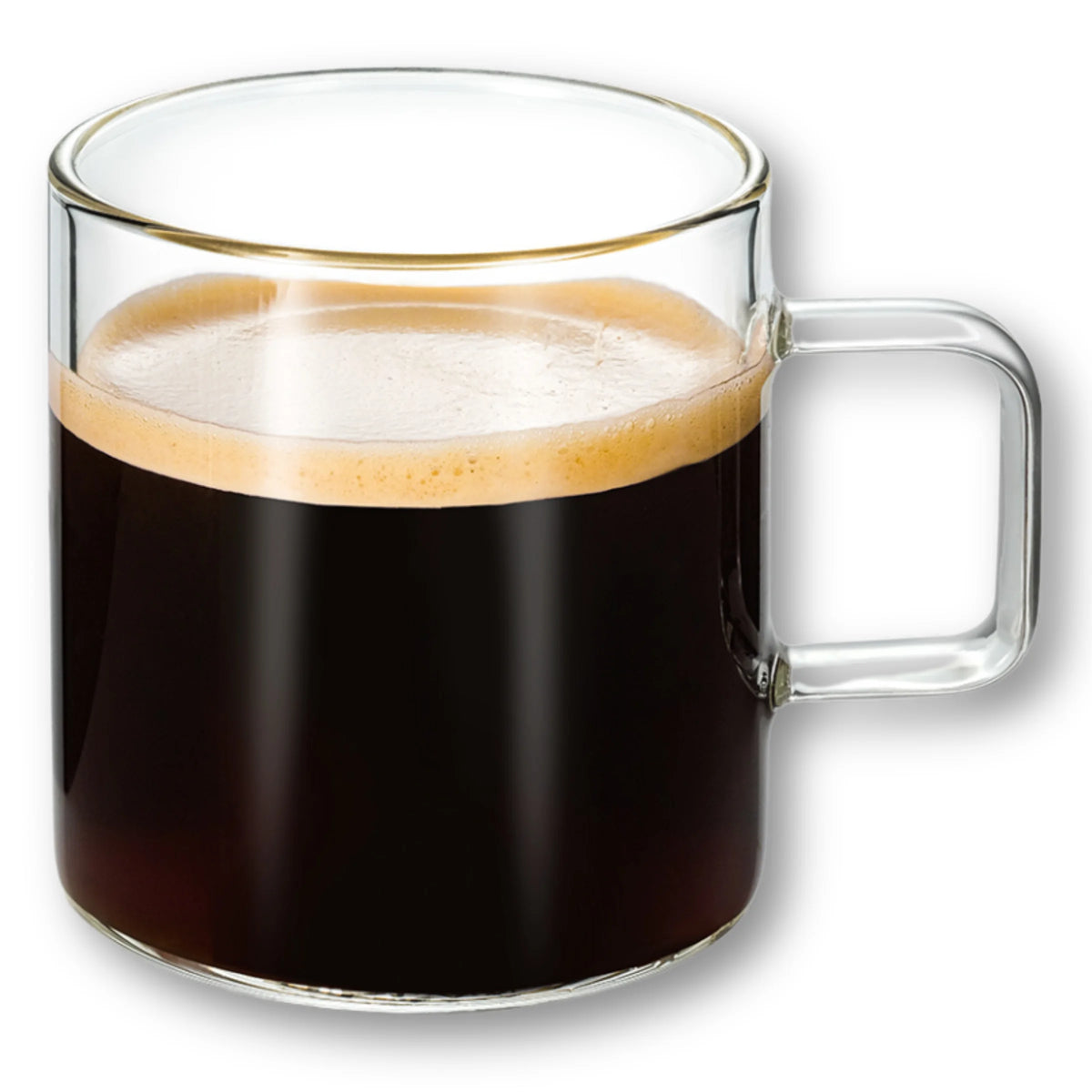 Wilmax Glastasse 100 ml Transparent aus Borosilikatglas
