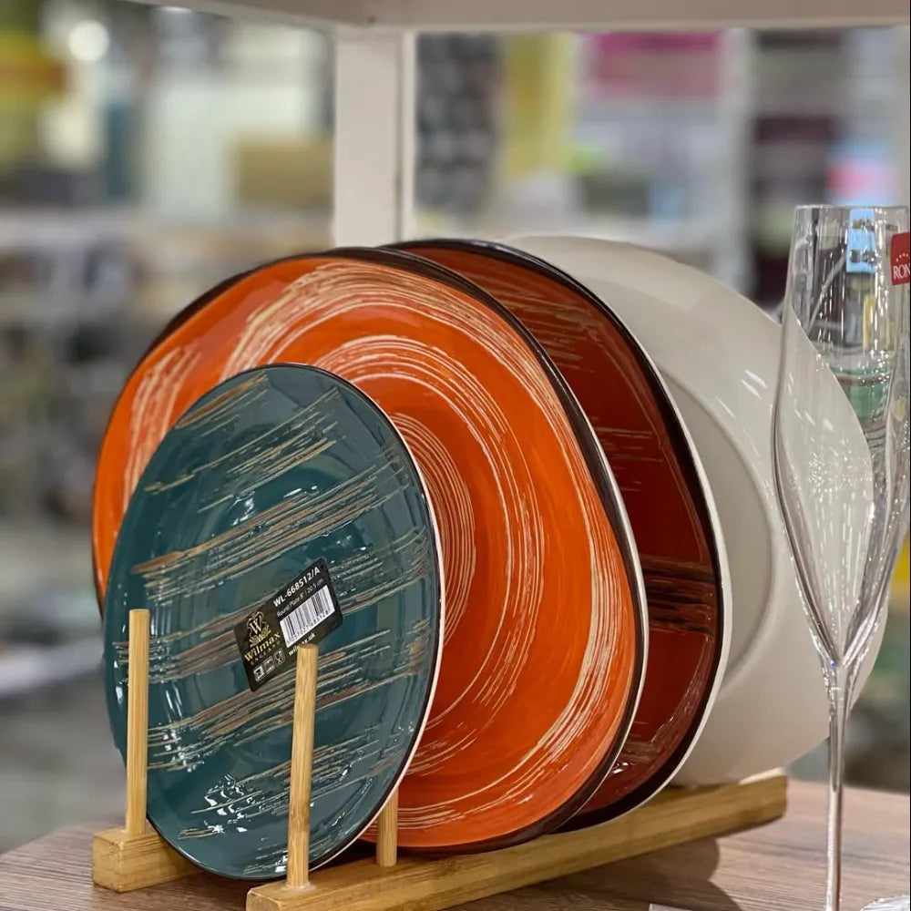 Wilmax Teller 18 cm 6er-Set Grün aus Porzellan