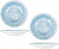 Wilmax Tiefer Teller 27 cm 400 ml 2er-Set Mehrfarbig aus Porzellan